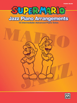 Book cover for Super Mario Jazz Piano Arrangements