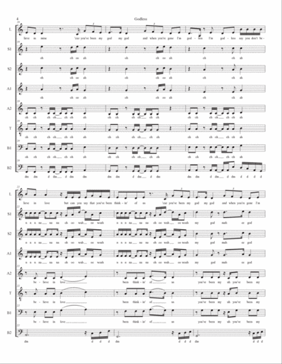 Godless Divisi scores gallery preview page 4