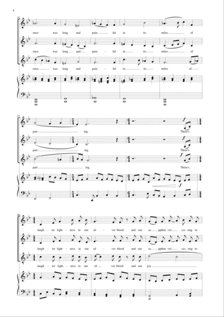 Heaven's Dance (low voices) 3-Part scores gallery preview page 4