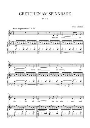 Gretchen am Spinnrade, D. 118 (G minor)