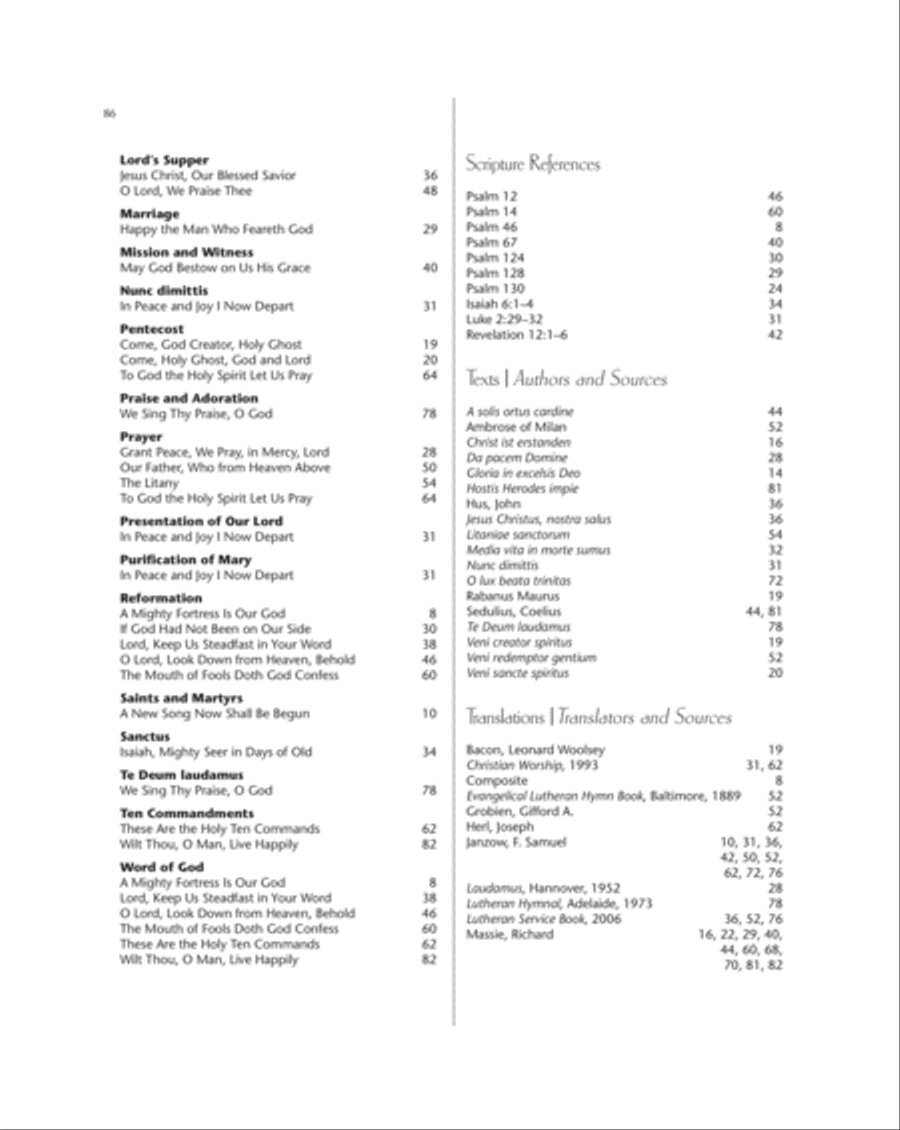 The Hymns of Martin Luther 4-Part scores gallery preview page 11