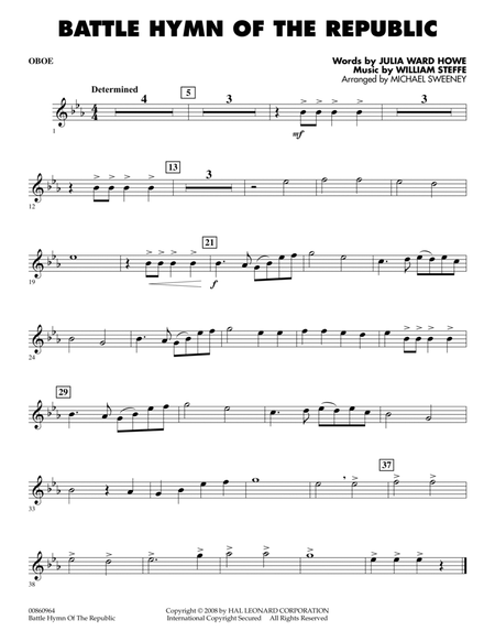 Battle Hymn of the Republic - Oboe