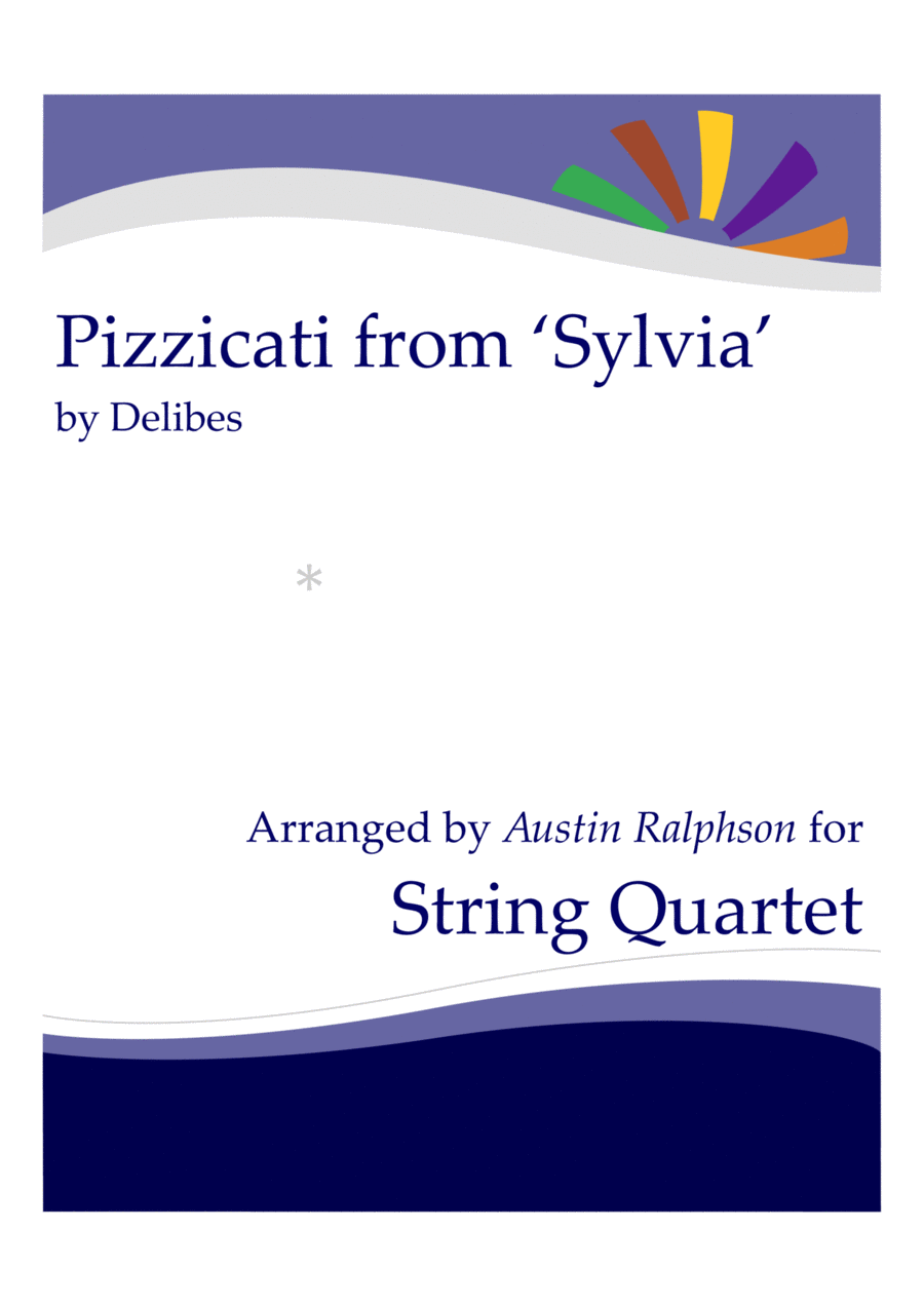 Pizzicati from ’Sylvia’ - string quartet String Quartet scores gallery preview page 1