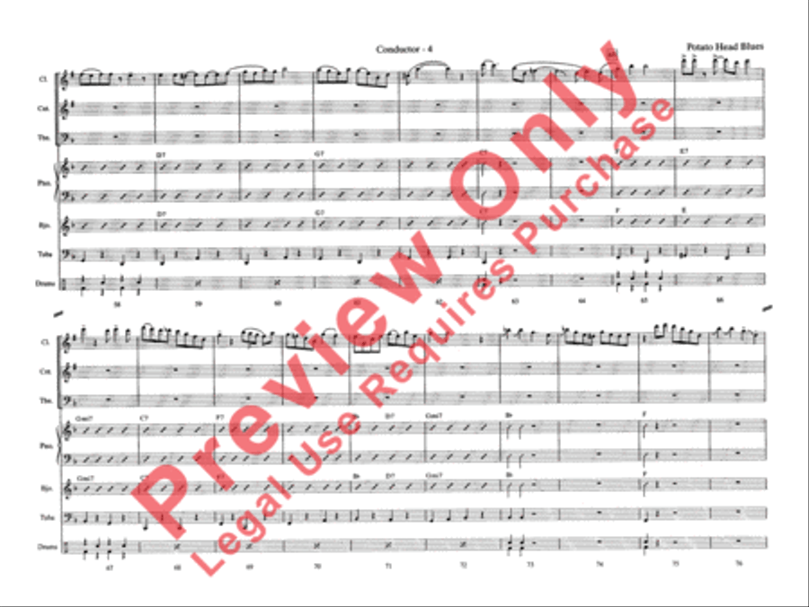 Potato Head Blues Jazz Ensemble scores gallery preview page 10