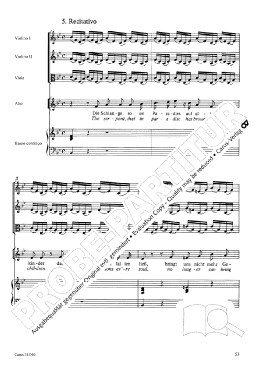 Christ was manifested for this purpose (Dazu ist erschienen der Sohn Gottes) ATB scores gallery preview page 54