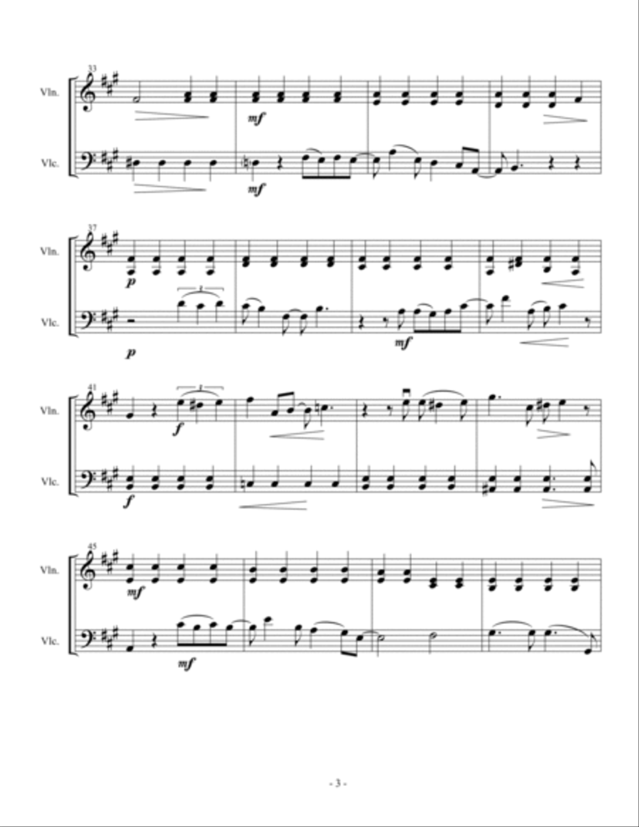 God Only Knows String Duet scores gallery preview page 4