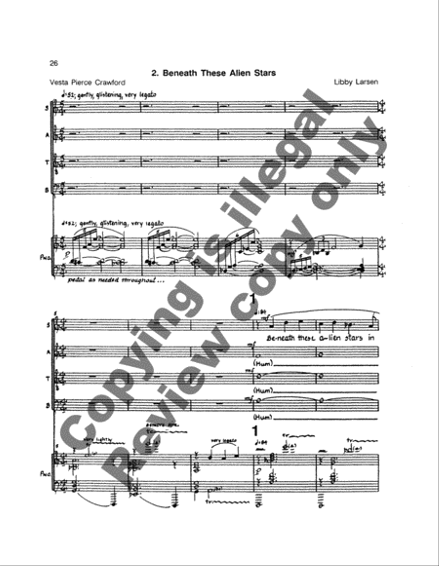 The Settling Years: (Piano/Choral Score) image number null