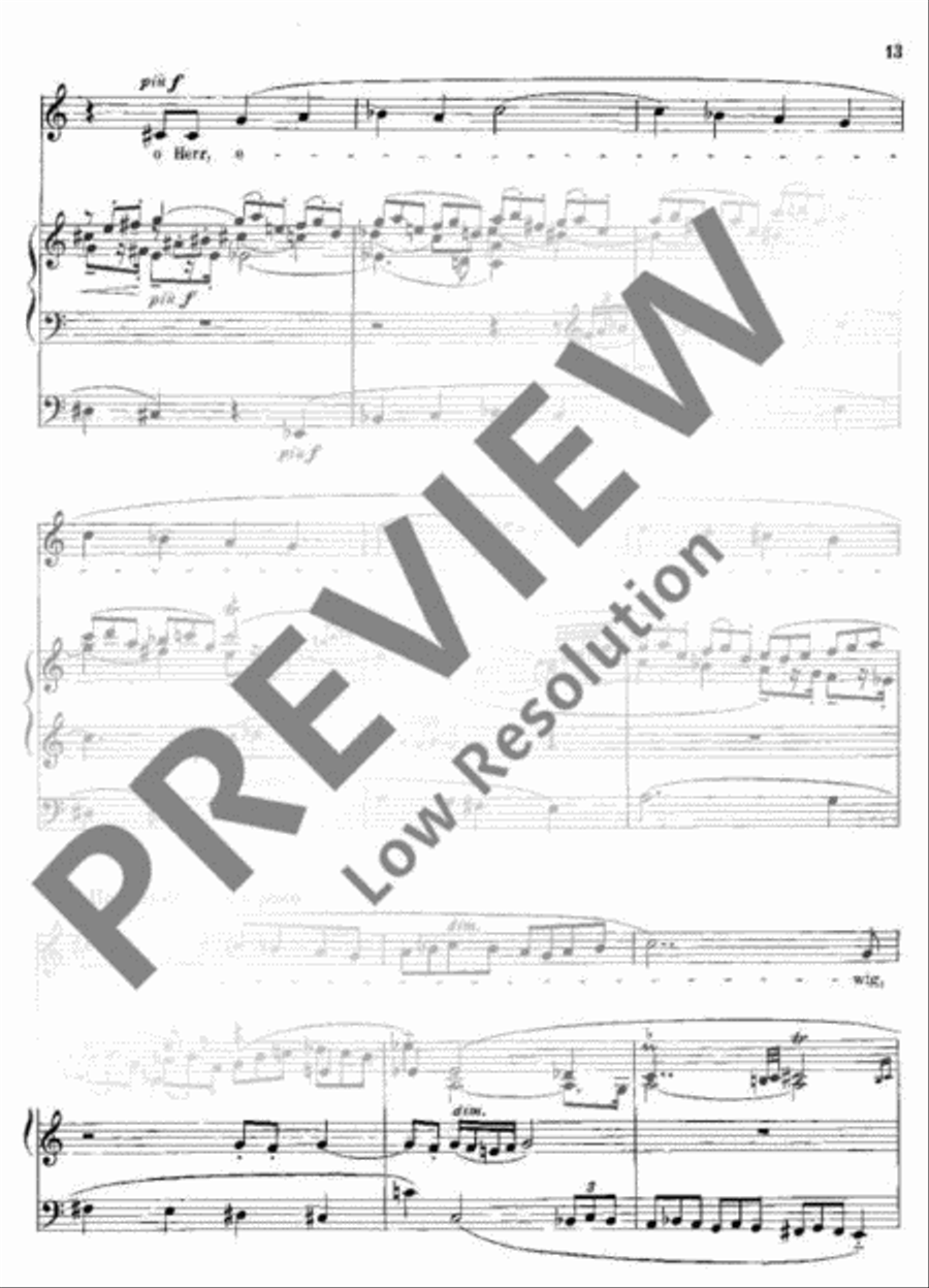 Der 93. Psalm Unison Choir scores gallery preview page 14