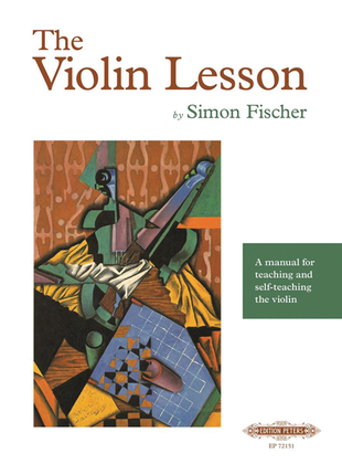 Book cover for The Violin Lesson -- A Manual for Teaching and Self-Teaching the Violin