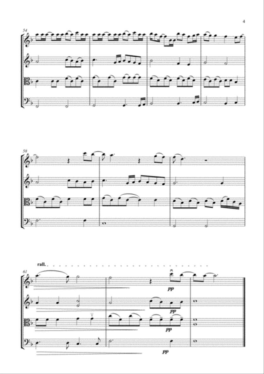 Always Always String Quartet scores gallery preview page 5