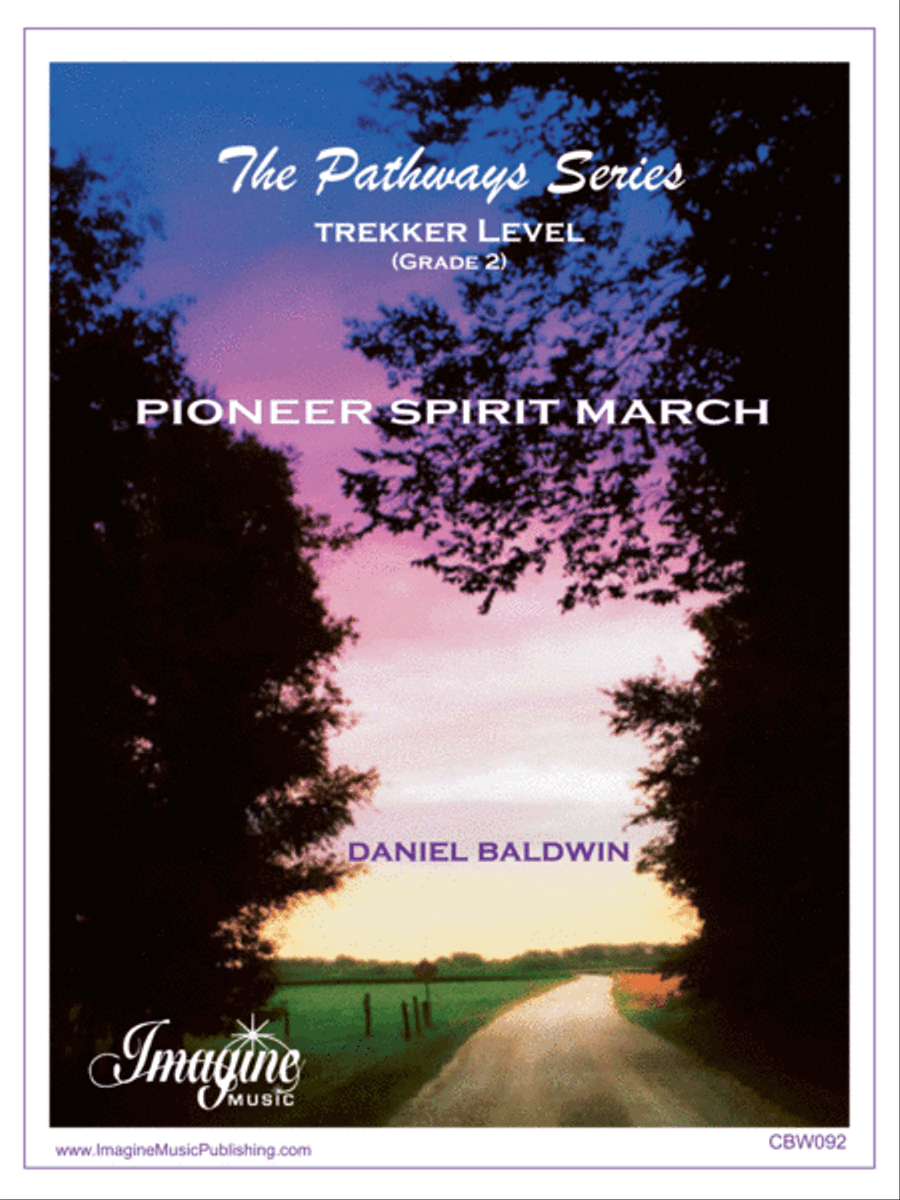 Pioneer Spirit March Concert Band scores gallery preview page 1