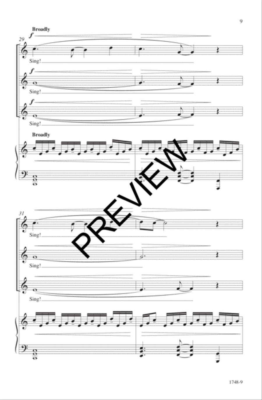 The Gift To Sing SSA scores gallery preview page 10