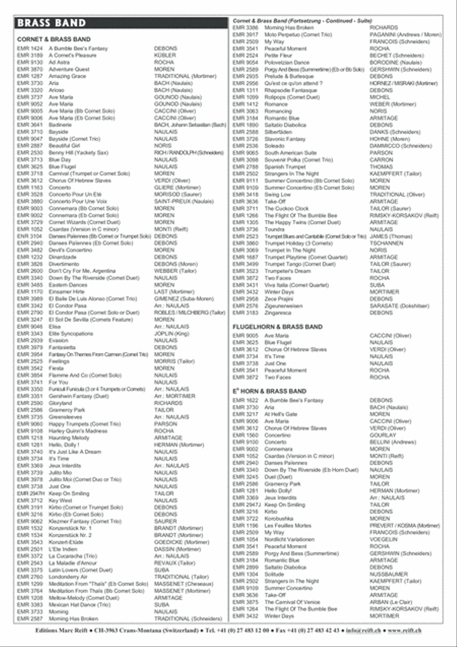 Concerto Concerto Brass Band scores gallery preview page 23