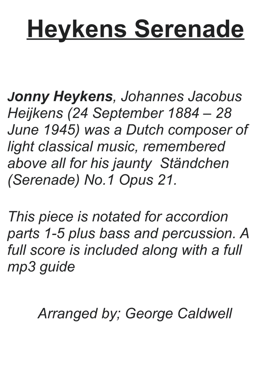 Heykens Serenade School and Community scores gallery preview page 1