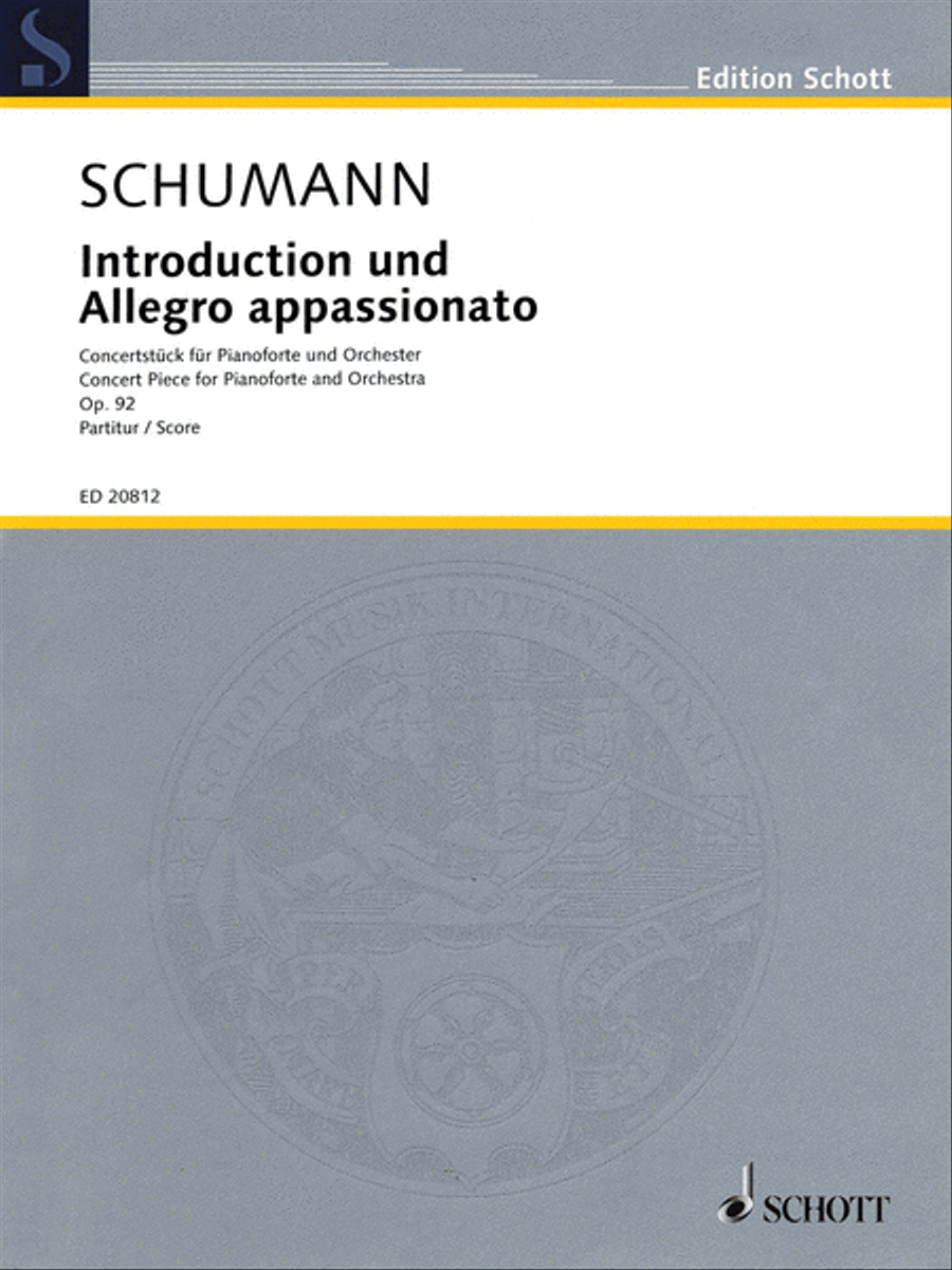 Introduction and Allegro Appassionato, Op. 92 Orchestra scores gallery preview page 1
