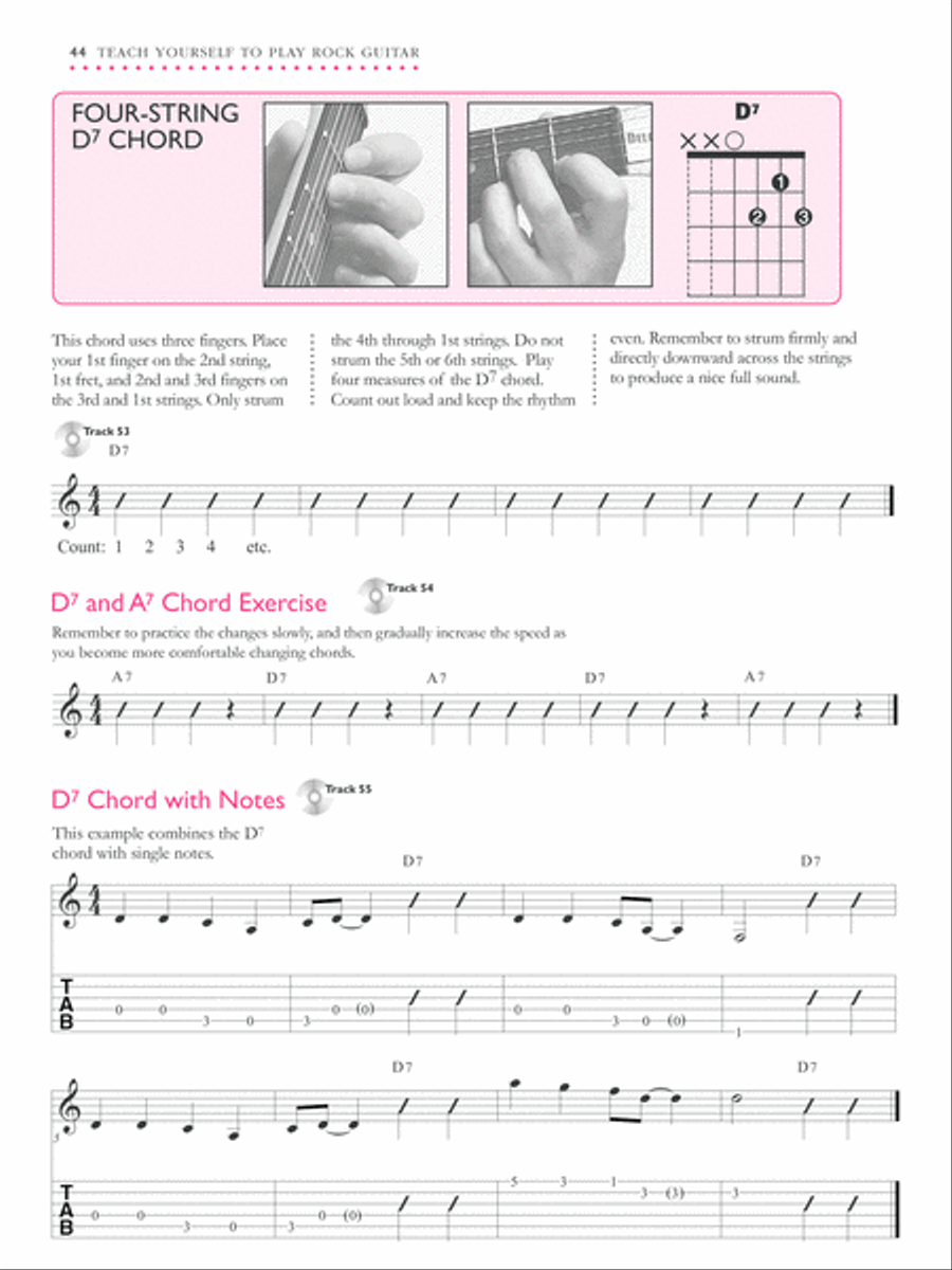 Alfred's Teach Yourself Rock Guitar Electric Guitar scores gallery preview page 10