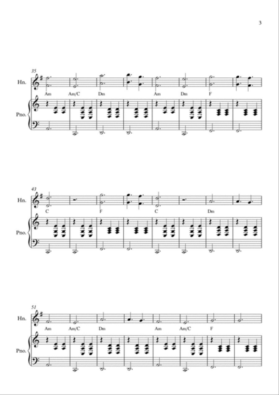 La Valse D'amelie Horn scores gallery preview page 3