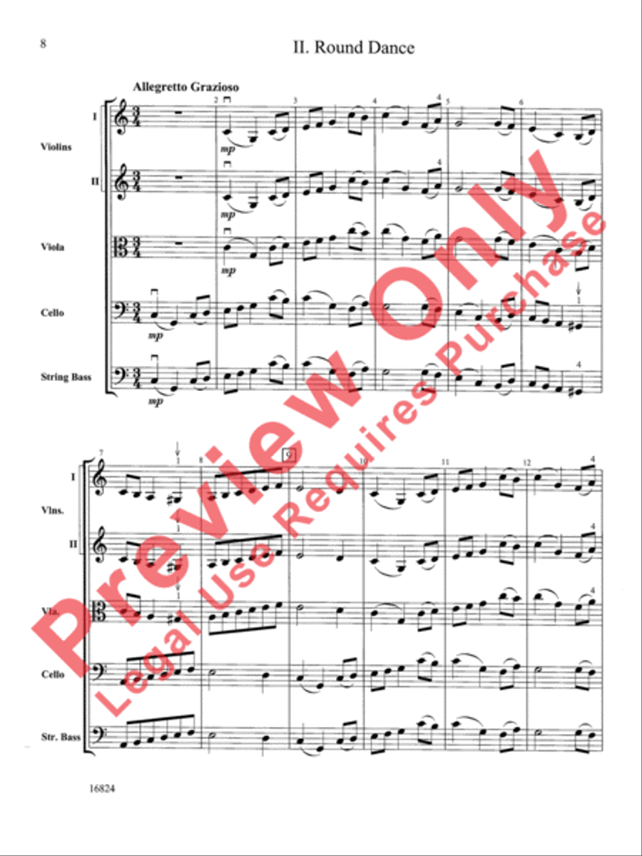Geometric Dances Geometric Dances String Orchestra scores gallery preview page 9