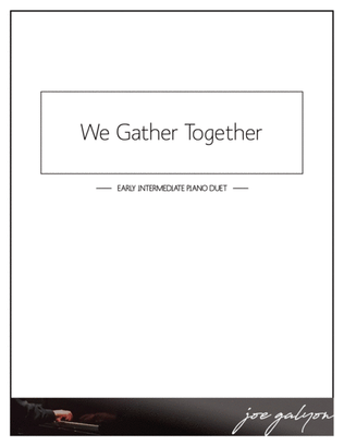 We Gather Together - Piano Duet for Thanksgiving
