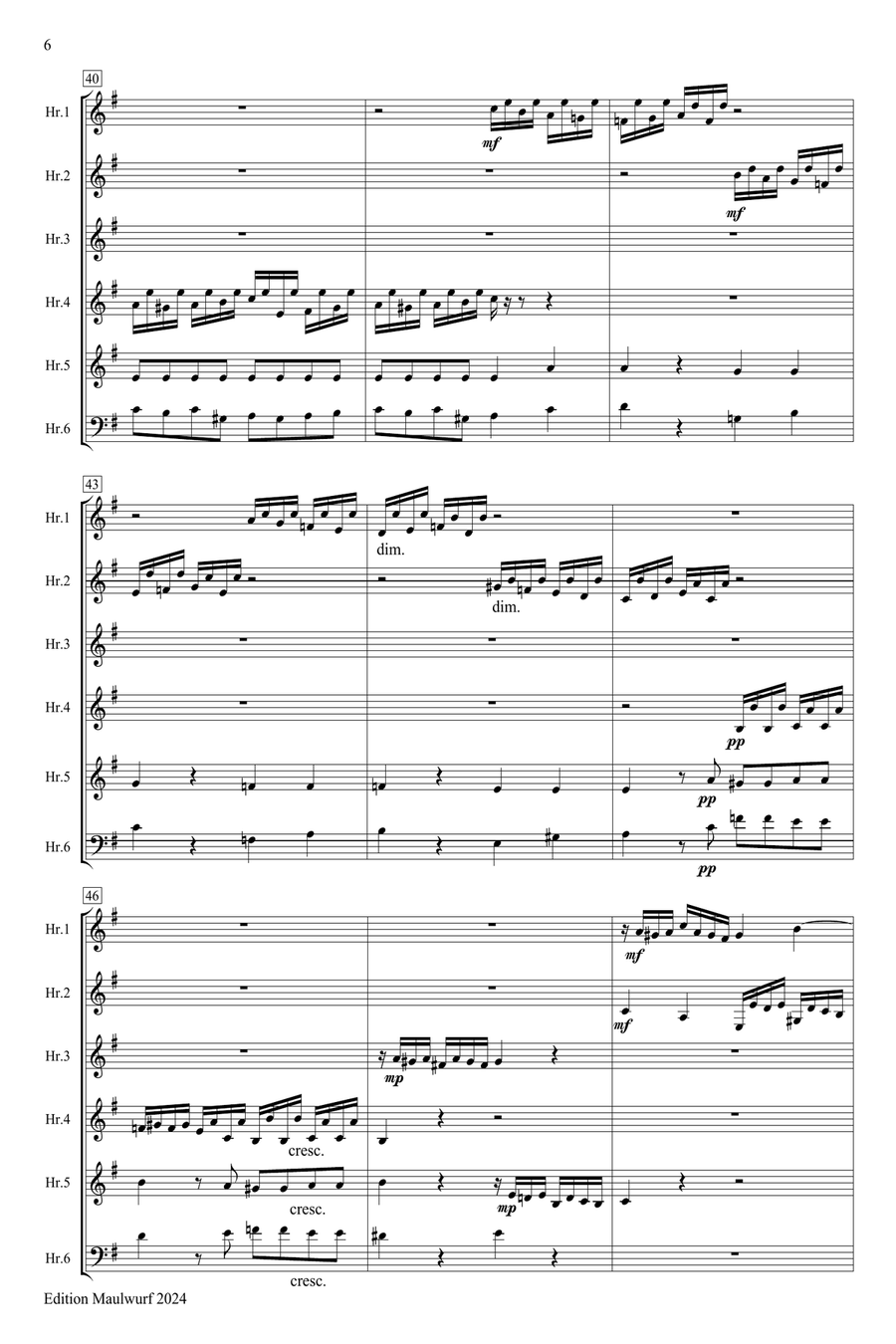 Toccata con Fuga in d Horn scores gallery preview page 6