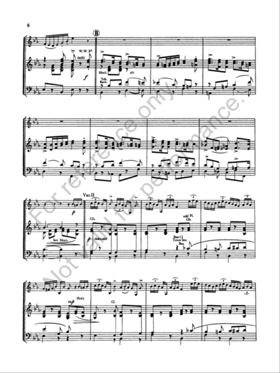 Carnival of Venice Concert Band scores gallery preview page 7