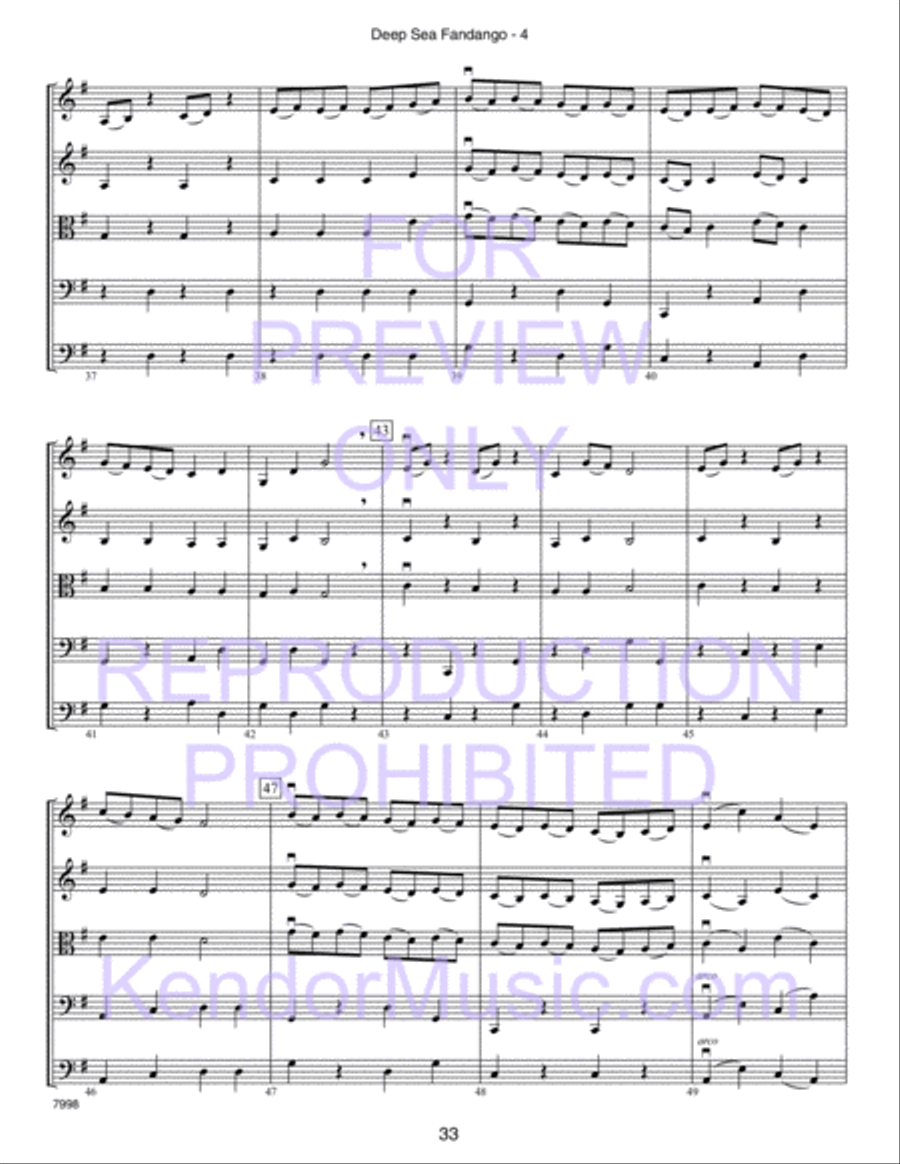 Kendor Concert Favorites, Volume 2 (Score) Score scores gallery preview page 38