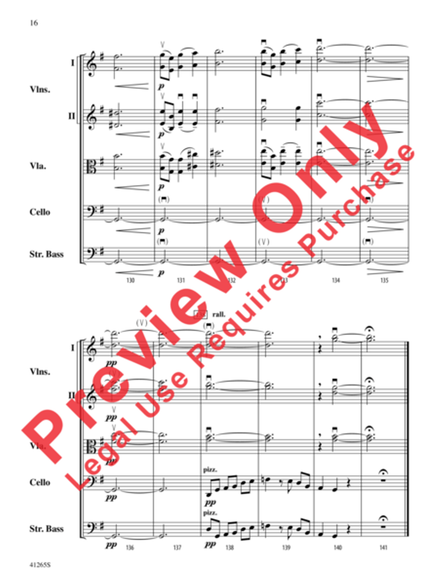 Country Song Country Song String Orchestra scores gallery preview page 17