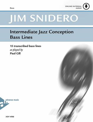 Book cover for Intermediate Jazz Conception Bass Lines