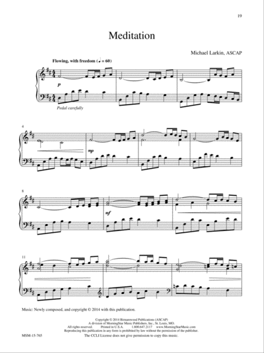 All Creatures of Our God and King: Piano Music for Worship Piano Solo scores gallery preview page 10
