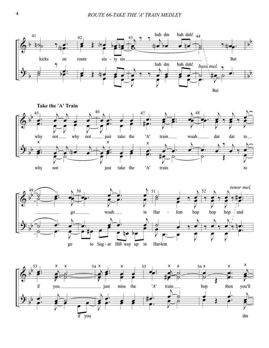 Medley: Route 66 with Take The 