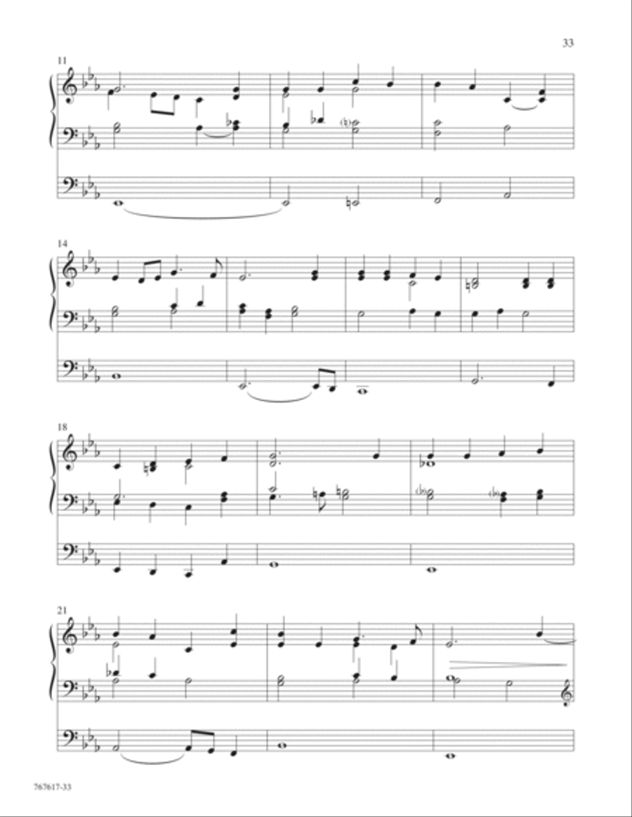 Tidings of Joy! Promises of Peace Organ Solo scores gallery preview page 16