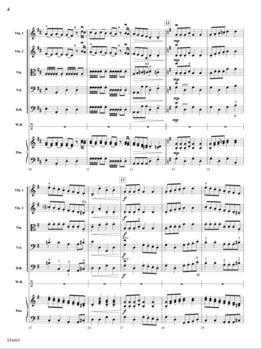 Arre Borriquito: Score String Orchestra scores gallery preview page 4