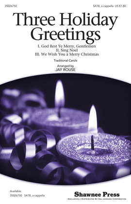 Book cover for Three Holiday Greetings
