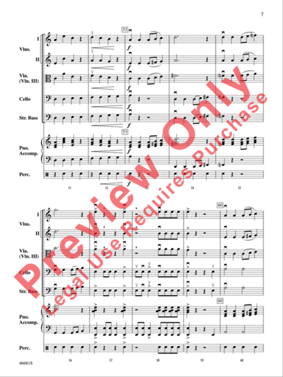Barnburner String Orchestra scores gallery preview page 8
