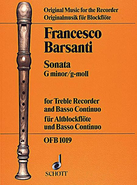 Sonata in G minor (Treble Recorder / Basso Continuo)