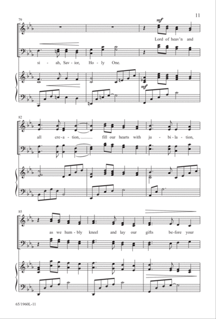 A New Birth...A New Beginning 4-Part scores gallery preview page 12