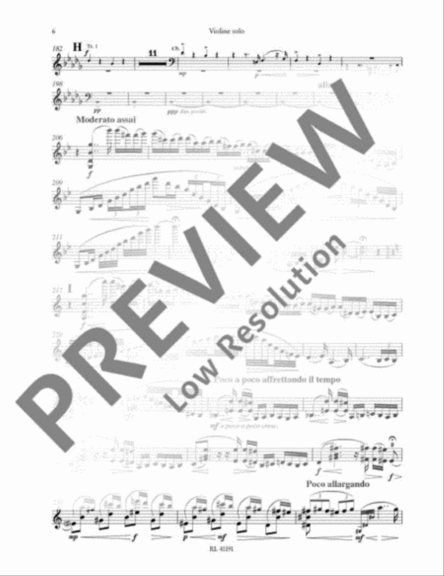 Violin Concerto D minor Orchestra scores gallery preview page 7