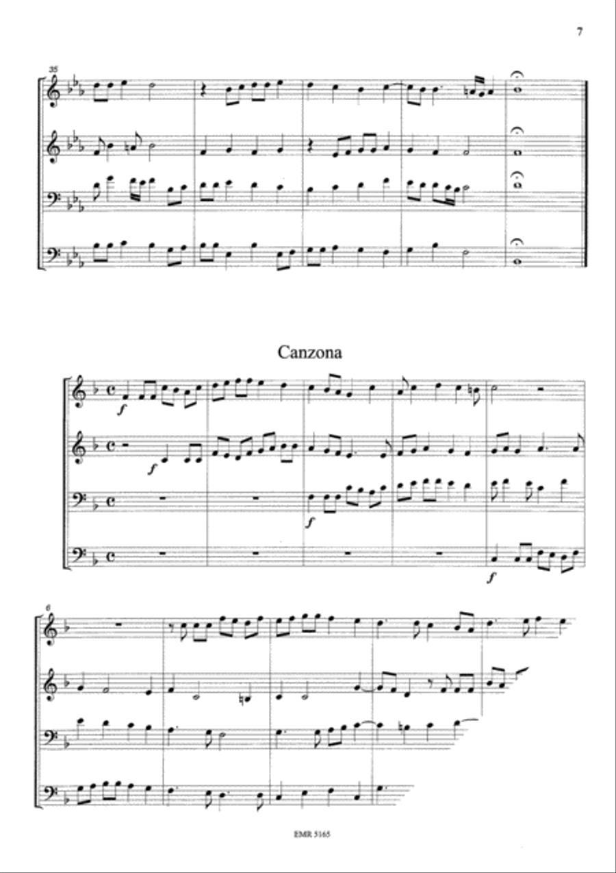 A Merulo Selection A Merulo Selection Brass Ensemble scores gallery preview page 8
