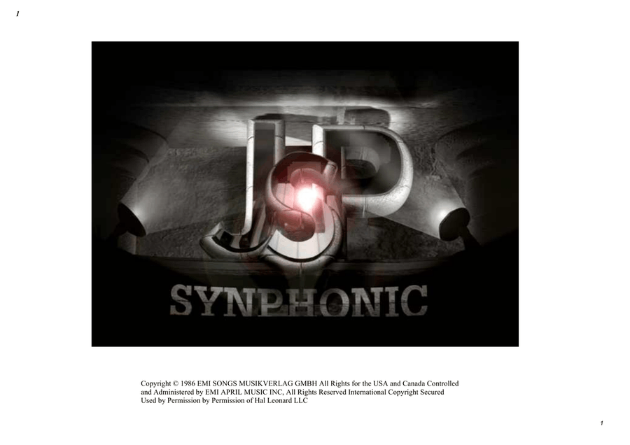 The Power Of Love Piano scores gallery preview page 1