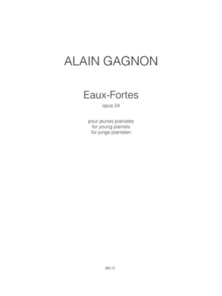 Eaux-Fortes, for young pianists