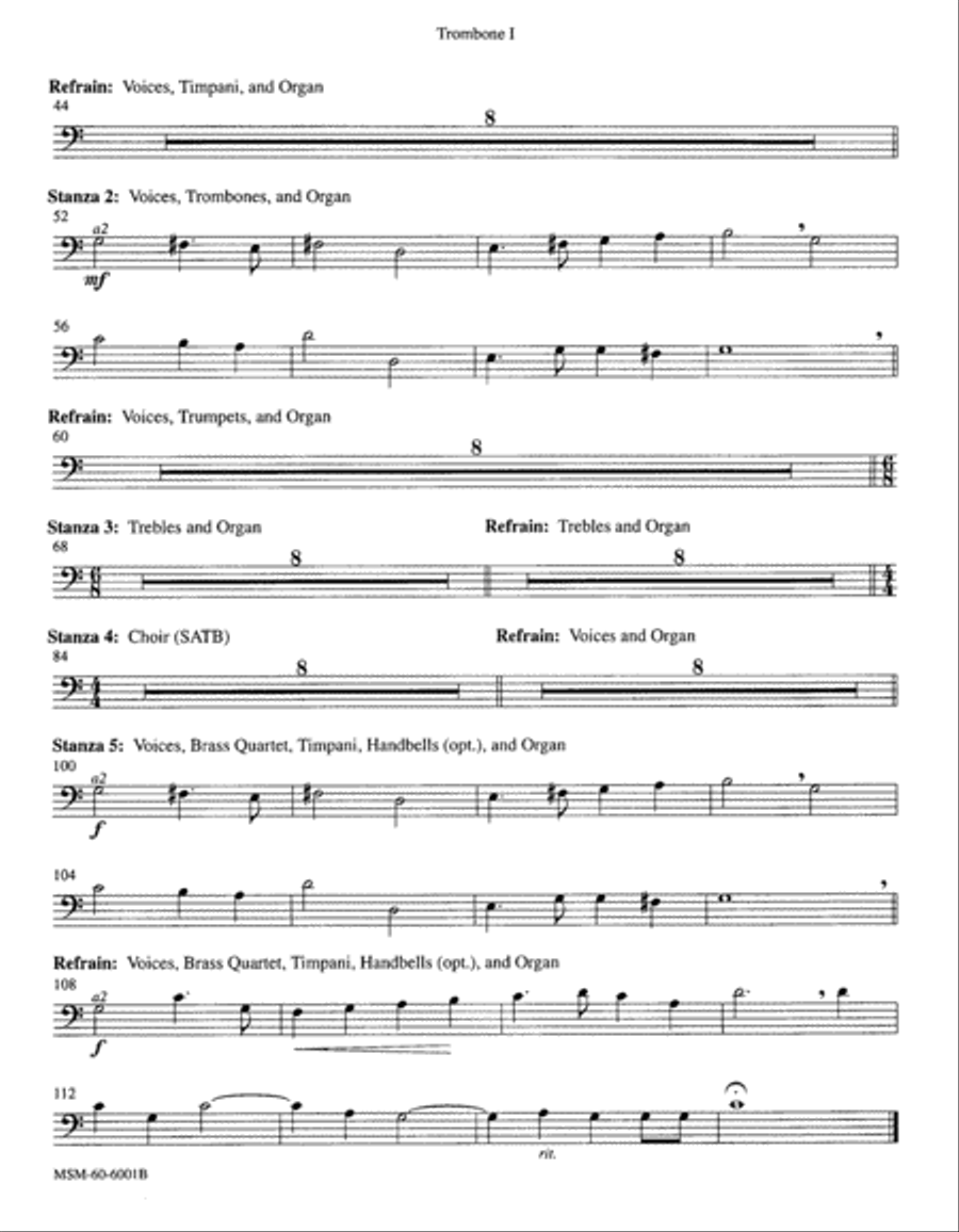 Lift High the Cross Choir scores gallery preview page 6