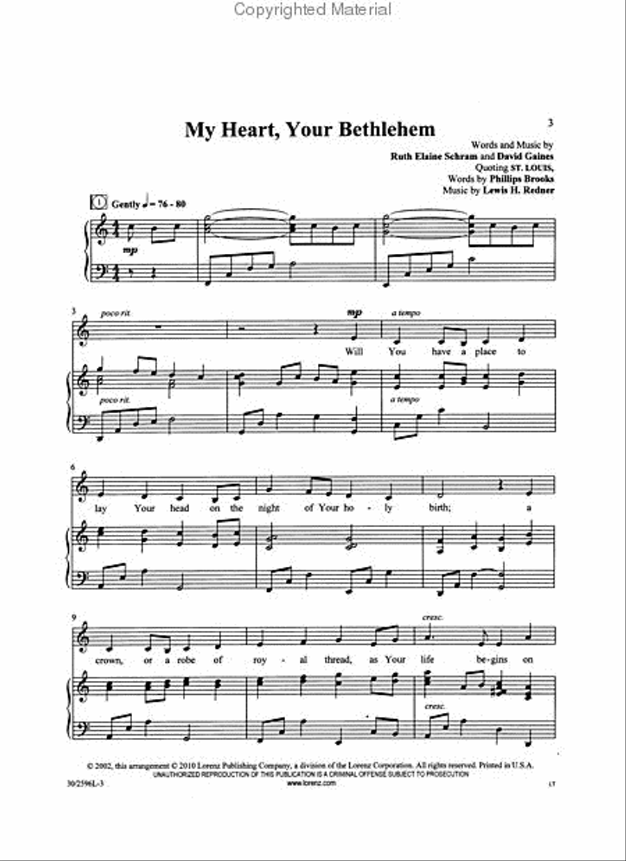 Jesus, Christmas Treasure Medium Voice scores gallery preview page 2