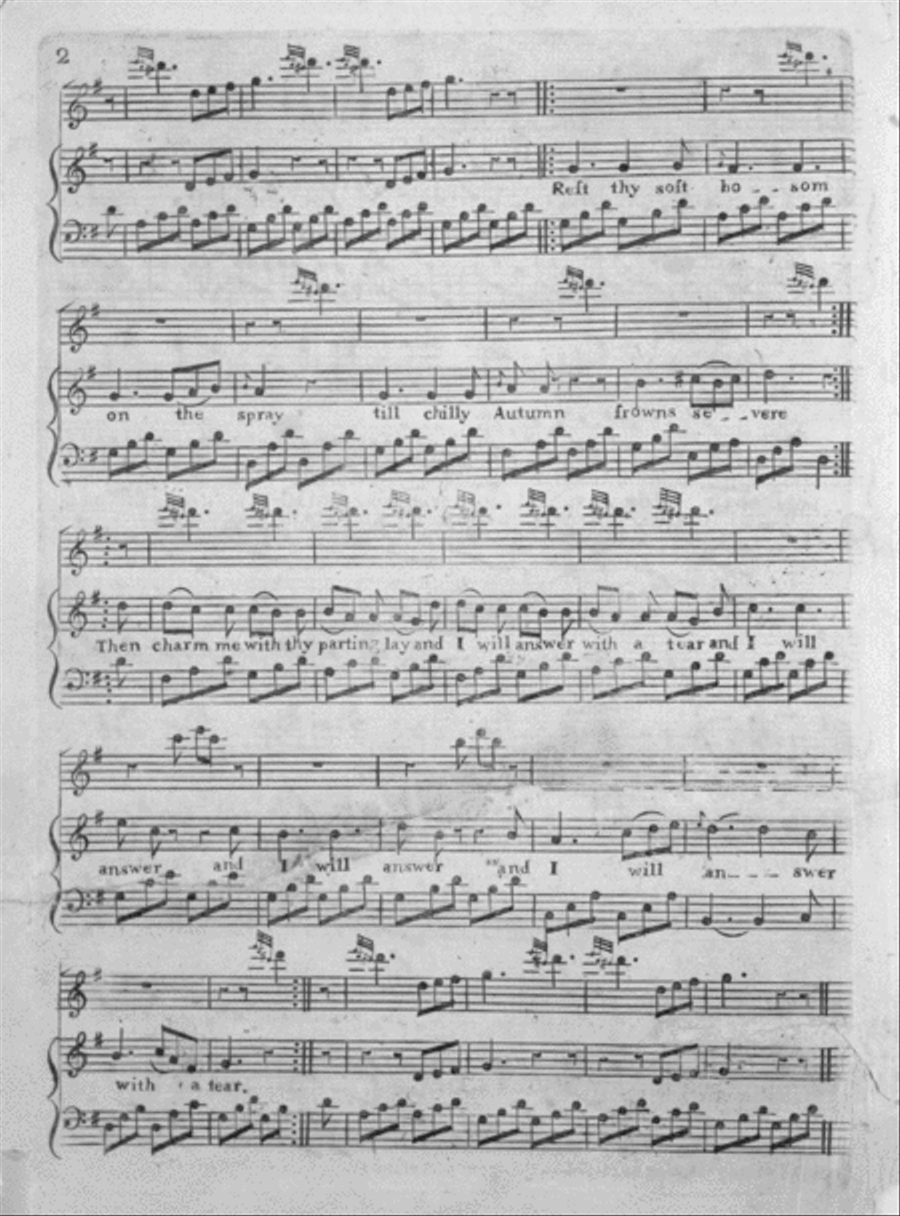 (1) The Wood Robin. (2) The Duke of York's March Flute scores gallery preview page 2
