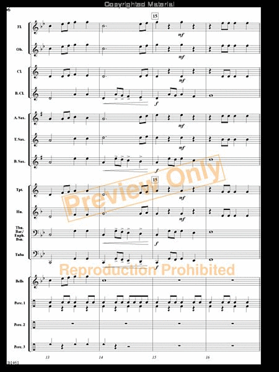 Chisholm Concert Band scores gallery preview page 5