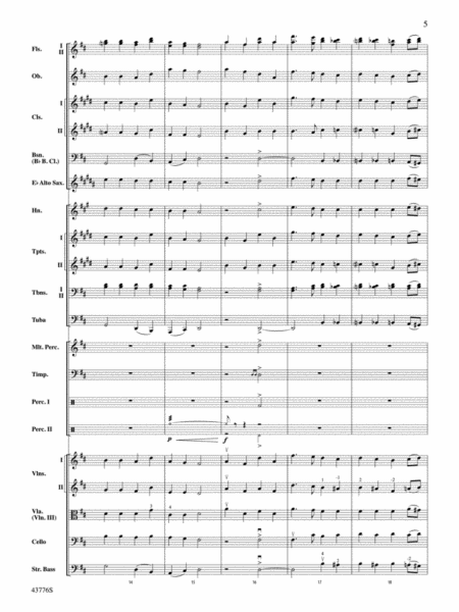 From the Realms of Glory!: Score