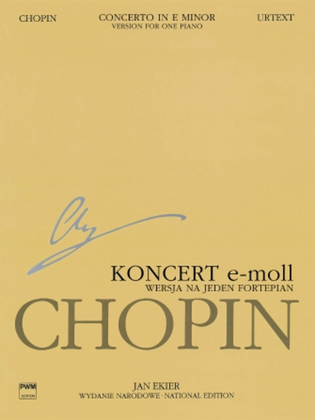 Book cover for Concerto No. 1 in E Minor Op. 11 - Version for One Piano
