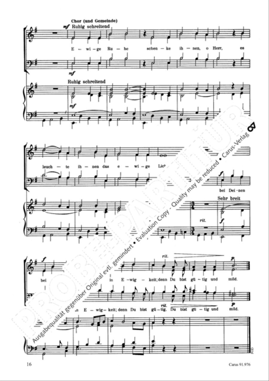 Deutsche Totenmesse Deutsche Totenmesse 4-Part scores gallery preview page 17