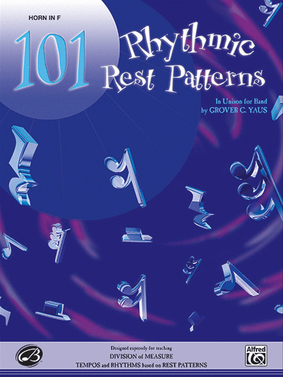 101 Rhythmic Rest Patterns Concert Band Methods scores gallery preview page 1