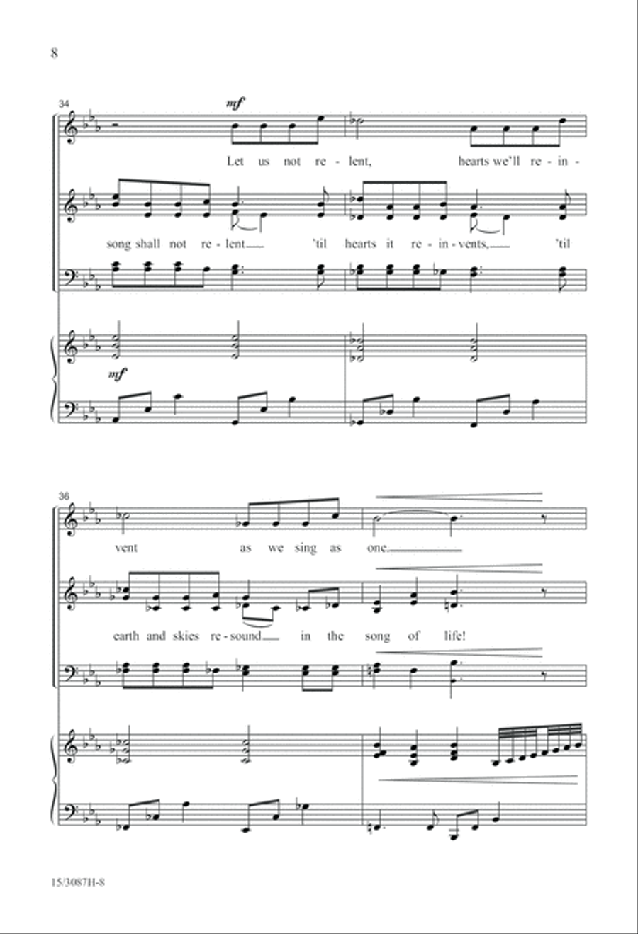 Music, Sing On! 4-Part scores gallery preview page 9
