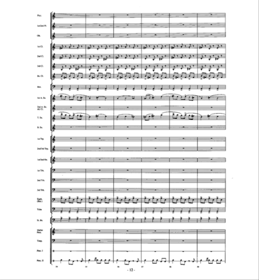 Agua's Whelm Agua's Whelm Concert Band scores gallery preview page 11